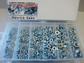 Zeskantmoeren verzinkt